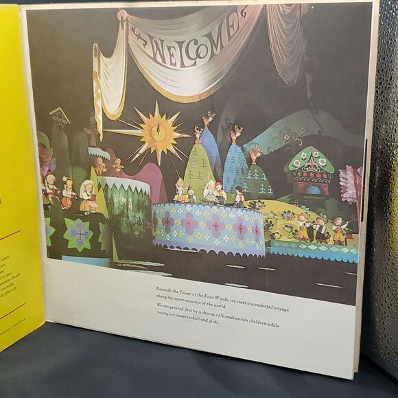 1964 Walt Disney it's a small world album vinyl Record & Color Illustrated Book - Picture 5 of 13